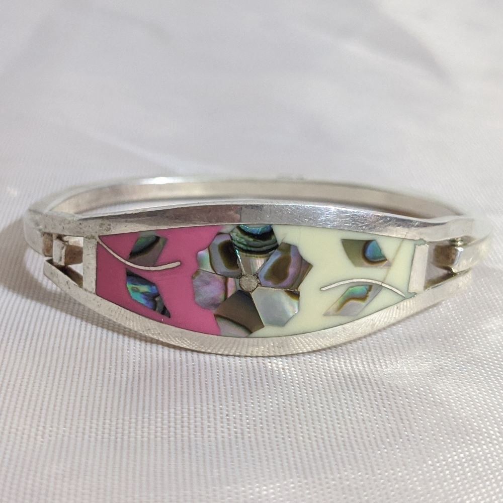 Vintage Taxco Mexican Sterling Silver Bracelet